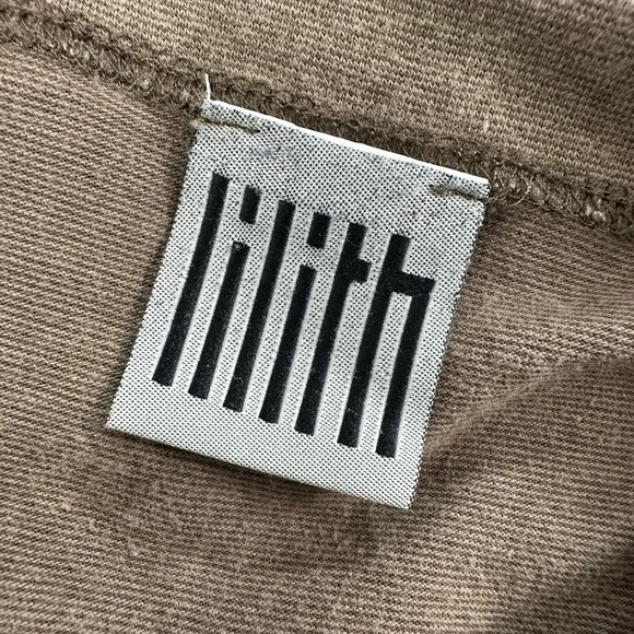 Lilith Brown Cocoon Midi Skirt Lagenlook European Minimalist Art to Wear S - Picture 3 of 7